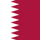 The image features Qatar's flag with white and vibrant red colors, displaying triangles on both sides. It embodies a sense of respect and national pride.