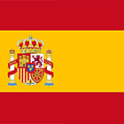 The image displays the national flag of Spain, characterized by horizontal stripes of yellow and red, with the country's coat of arms superimposed in the center.